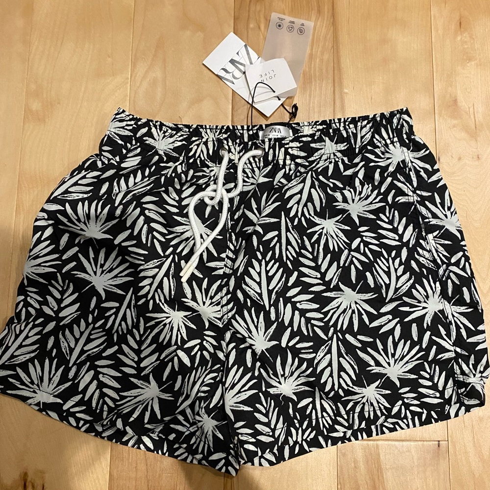 Mens Zara swim trunks